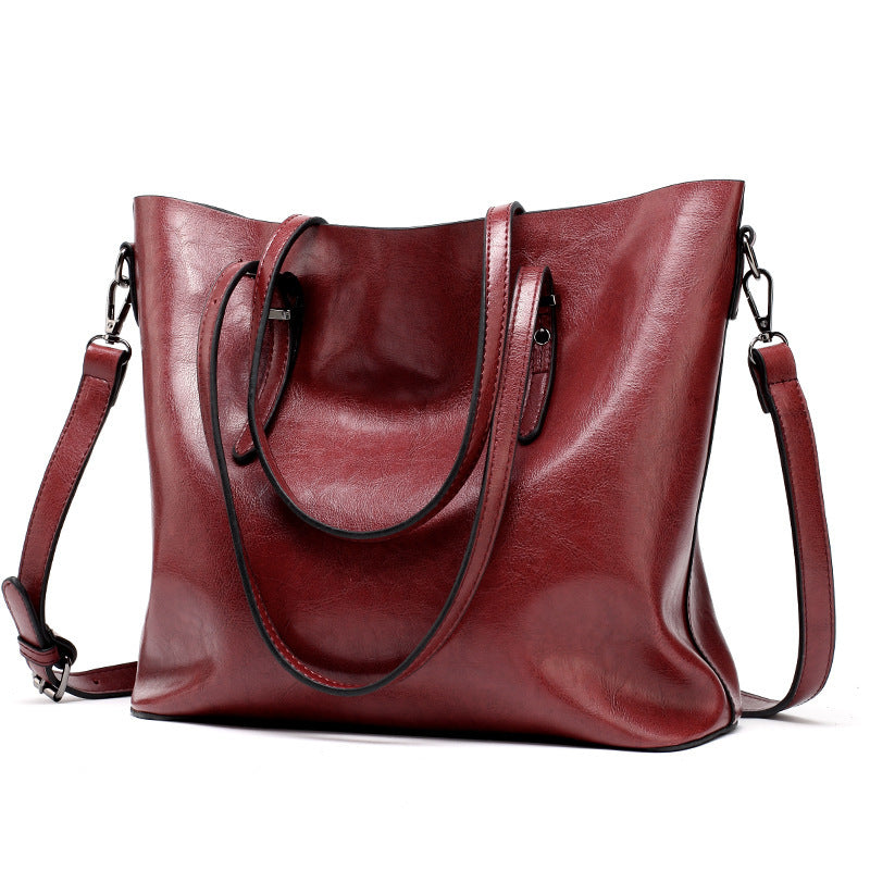 New European Fashion Bags Handbag Tote Bag Winter Oil