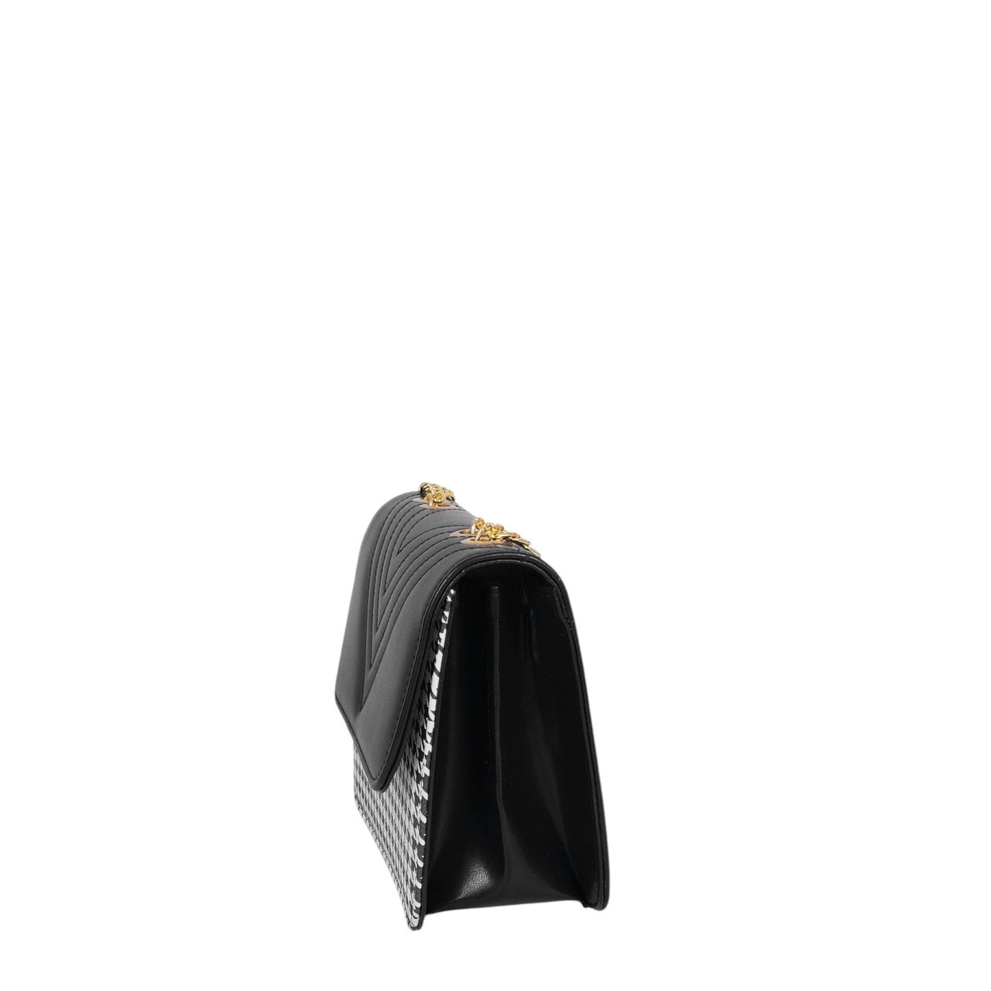 Baubles Bags Black Houndstooth Chain Cross-Body Bag