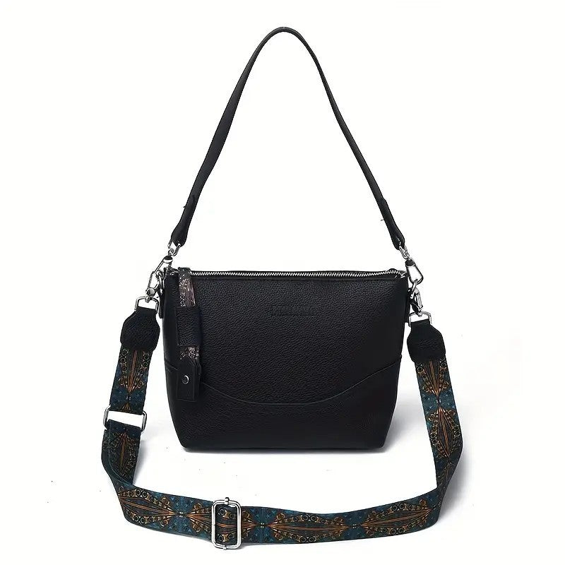 Women's Elegant Ethnic Embroidery Shoulder Strap Bag Large Capacity Crossbody Bag