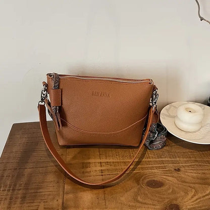 Women's Elegant Ethnic Embroidery Shoulder Strap Bag Large Capacity Crossbody Bag