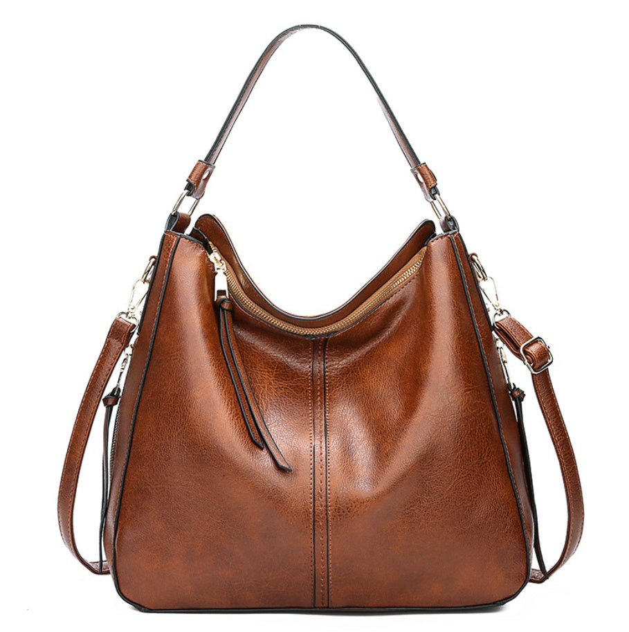 Luxe Crush European and American Style Genuine Leather Handbag