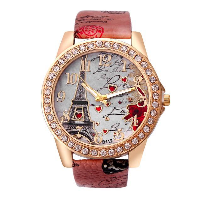 Luxe Crush New Vintage Paris Eiffel Tower Women's Quartz Watch