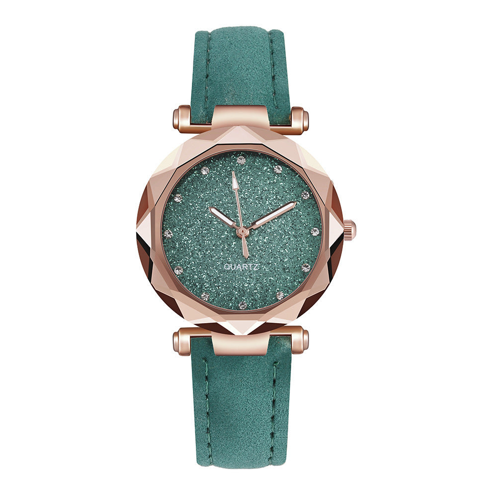 Luxe Crush Elegant Women’s Quartz Watch Classic Round Dial with Leather Strap