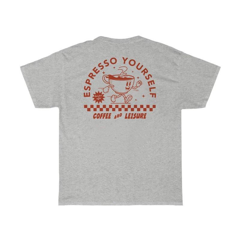 Luxe Crush Espresso Yourself Women Retro Funny Coffee T-Shirts Oversize