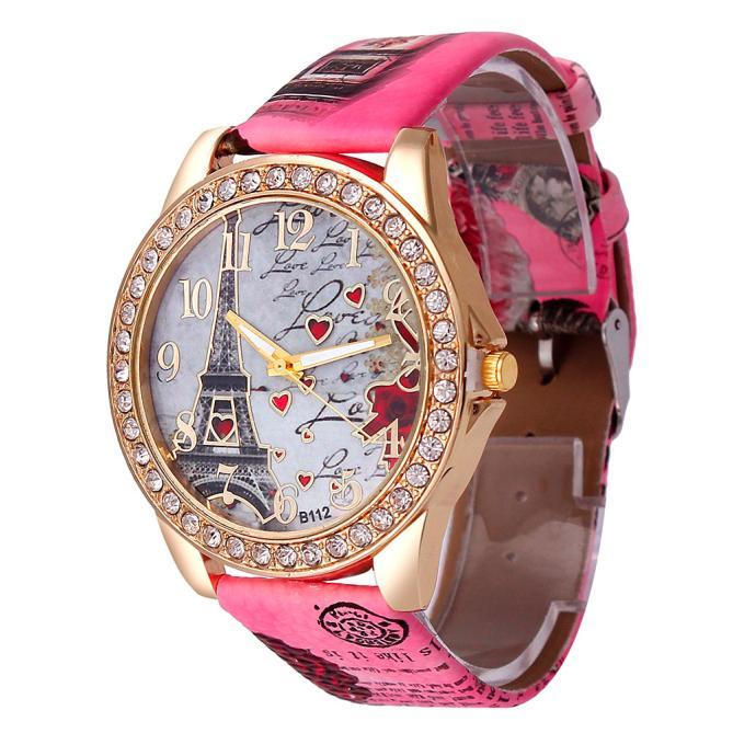New Vintage Paris Eiffel Tower Women's Quartz Watch Women Girls Ladies