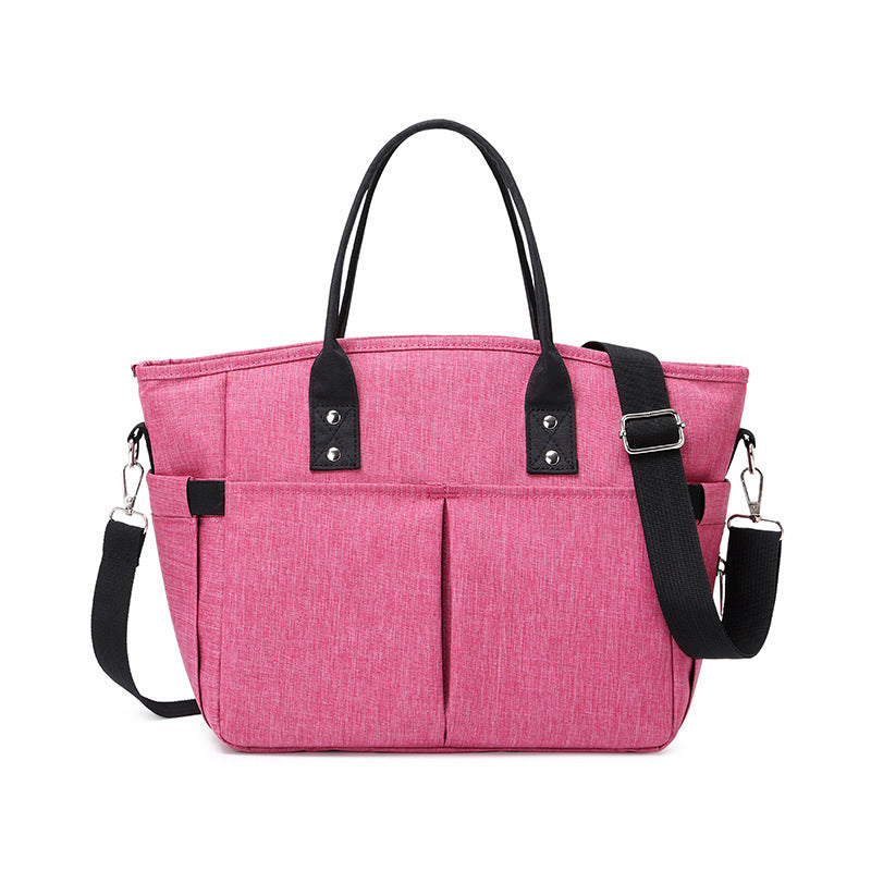 Large Capacity Lunch Box Insulated Bag Ladies Picnic Food Shoulder Bags