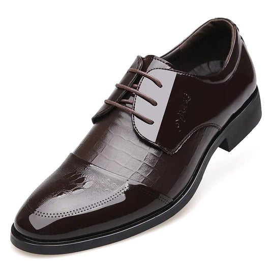 2025 Spring New Men's Leather Dress Shoes