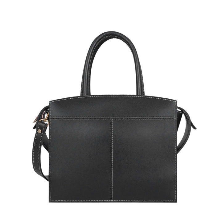 Baubles Bags Black Trapeze Top-Handle Bag