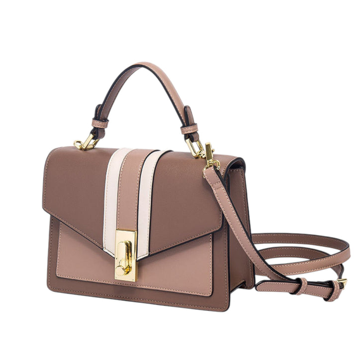 Fashion Ladies Handbag Color-Block Small Square Shoulder & Crossbody Bag