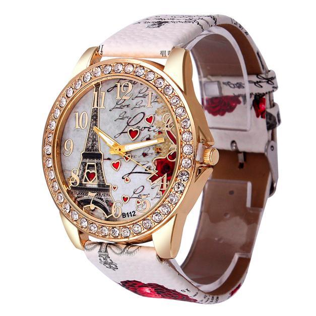 New Vintage Paris Eiffel Tower Women's Quartz Watch Women Girls Ladies