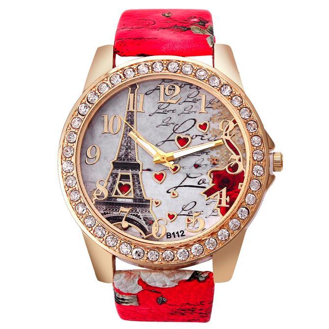New Vintage Paris Eiffel Tower Women's Quartz Watch Women Girls Ladies