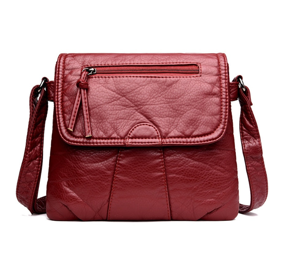 Luxe Crush Women Messenger Bags Crossbody Soft PU Leather
