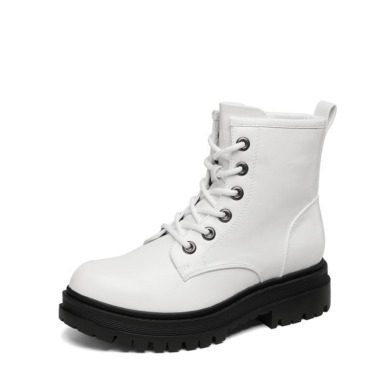 Luxe Crush Women's Flat Lace Up Booties