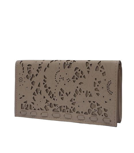 Luxe Crush Baginous Women Beige Wallet