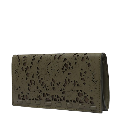 Luxe Crush Baginous Olive Women Wallet