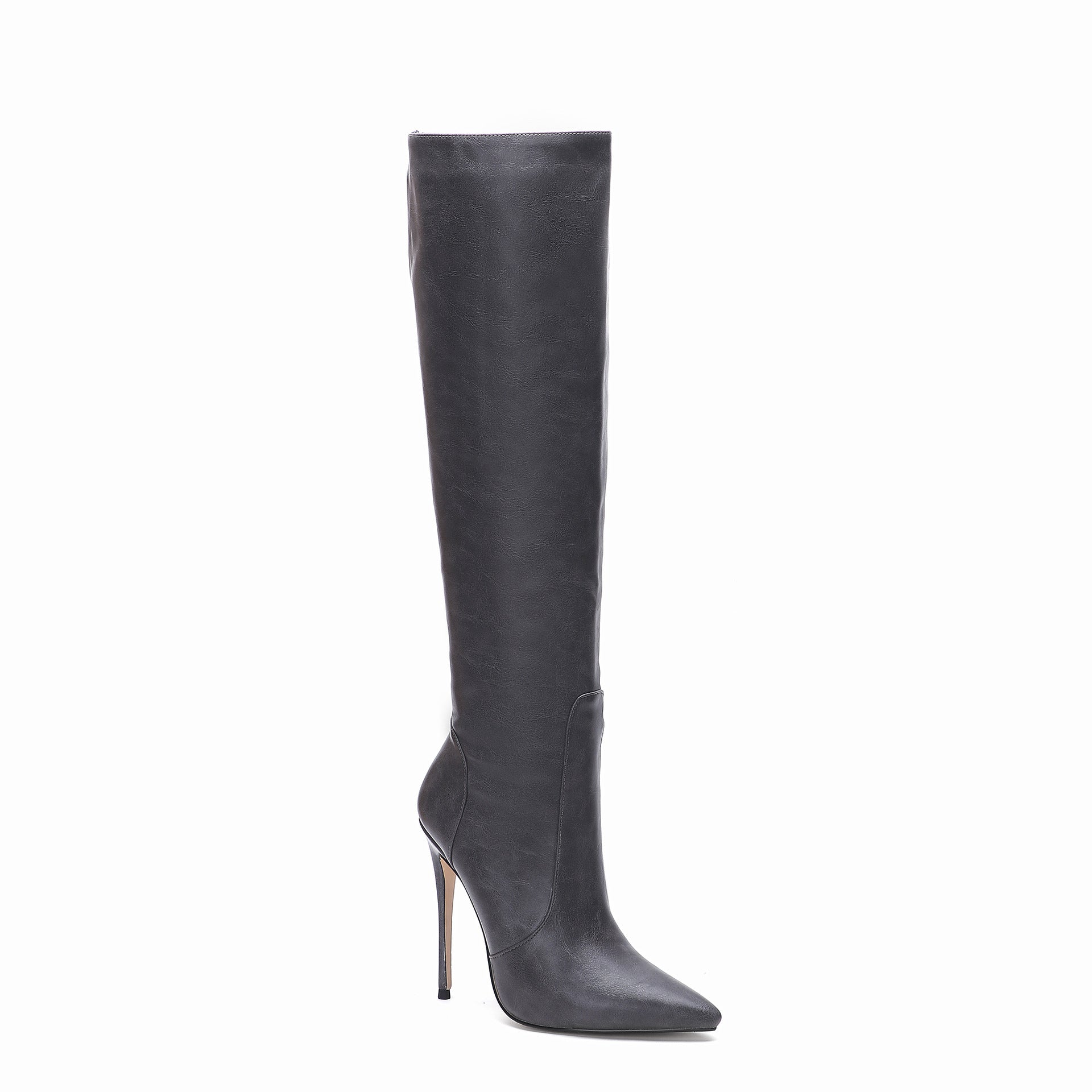 Luxe Crush New Small Wide High Stiletto Heel Fashion Boots