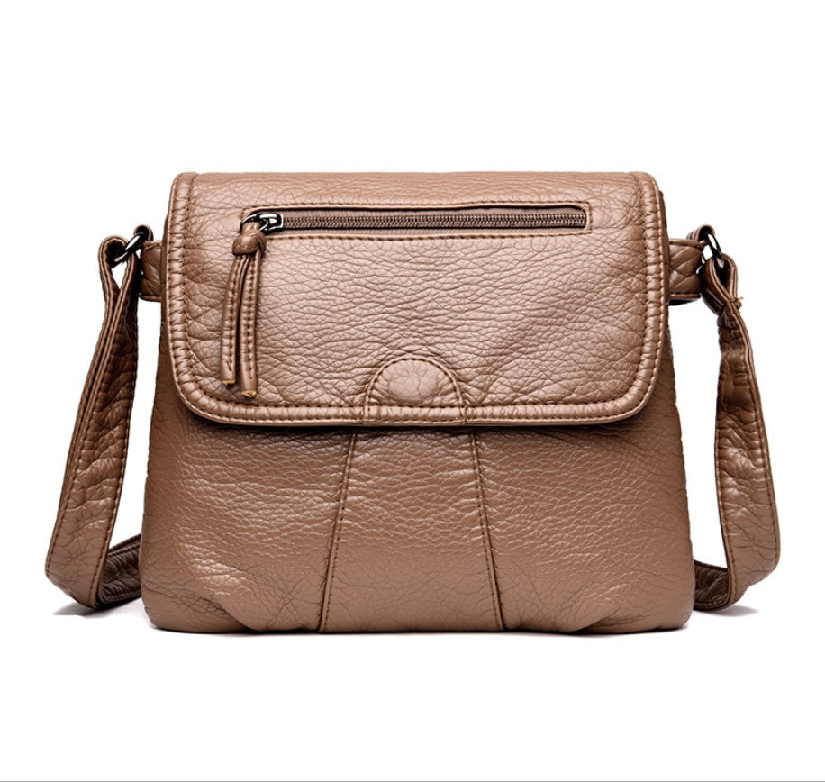 Luxe Crush Women Messenger Bags Crossbody Soft PU Leather