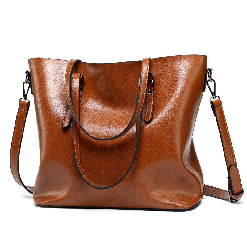New European Fashion Bags Handbag Tote Bag Winter Oil
