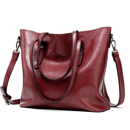 New European Fashion Bags Handbag Tote Bag Winter Oil