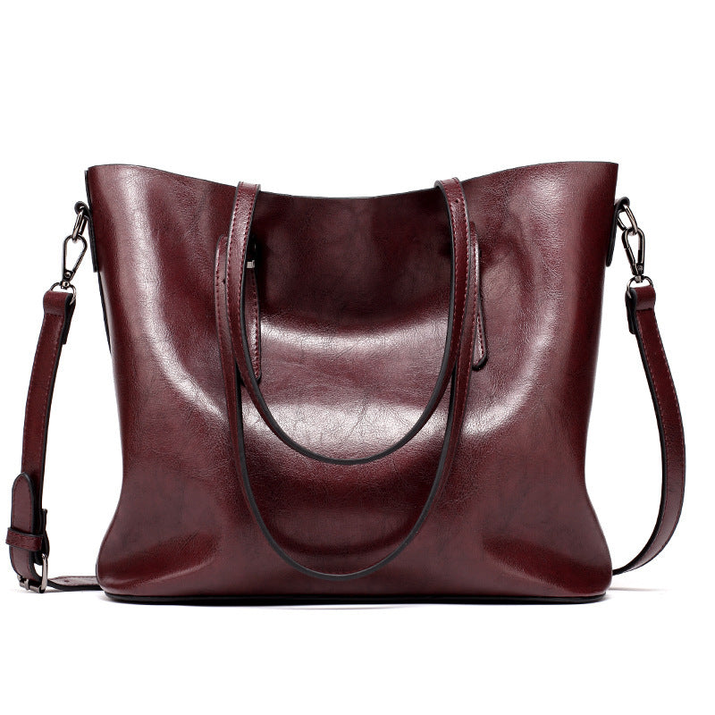 New European Fashion Bags Handbag Tote Bag Winter Oil