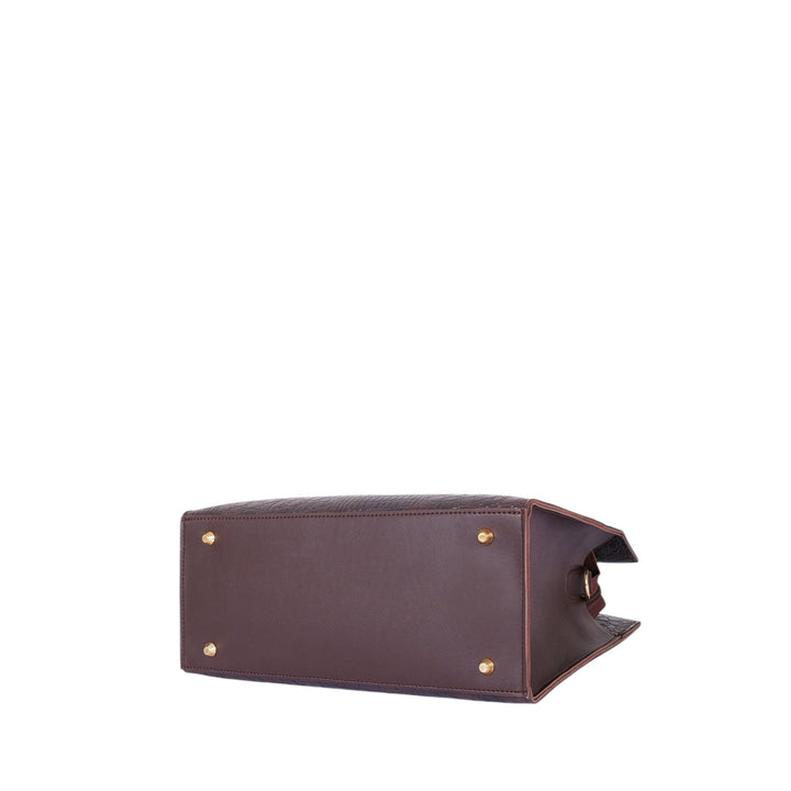 Baubles Bags Dark Brown Crocodile Vintage Handbag