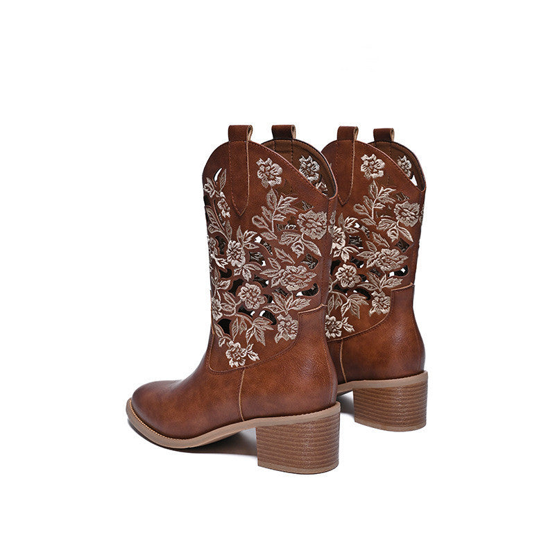 Luxe Crush Women's Ankle Boots For Xinjiang Grassland