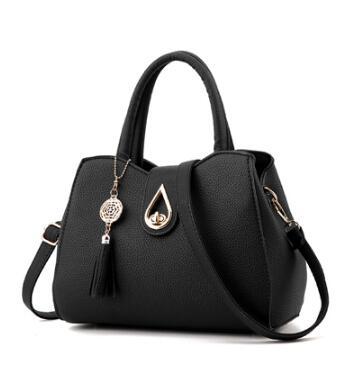 Women Handbag Bag Ladies Tassel High Quality PU Leather Totes Bags Brief Women