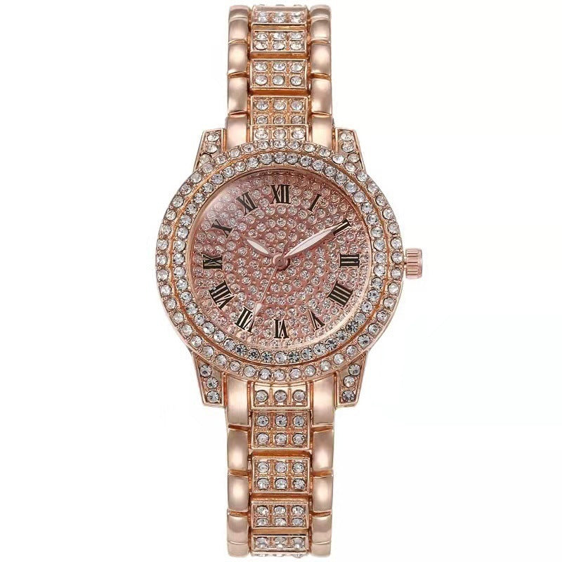 Luxe Crush Diamond-encrusted Casual Fashion Women's Watch