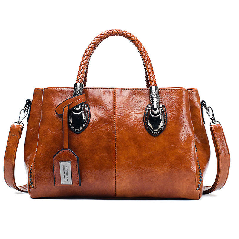Luxe Crush Vintage Oil Wax Leather Luxury Handbags
