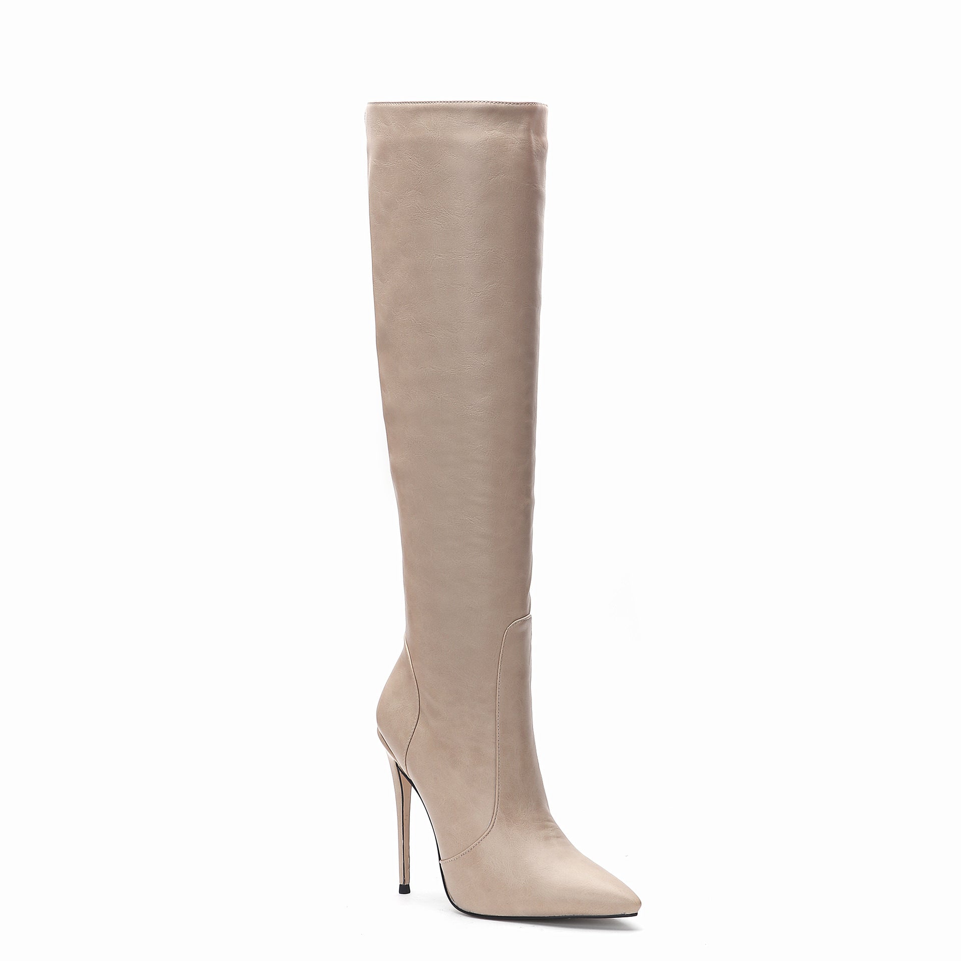 Luxe Crush New Small Wide High Stiletto Heel Fashion Boots