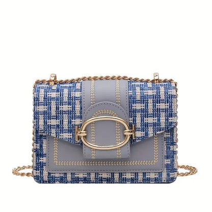 PU Crossbody Bag, Small Fragrance Style, Women's Bag, Emotional Chain Small Bag