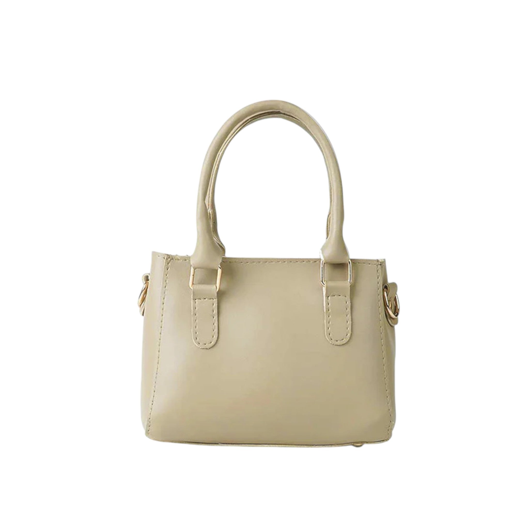 Luxe Crush Faux Leather Coco Beige Handbag