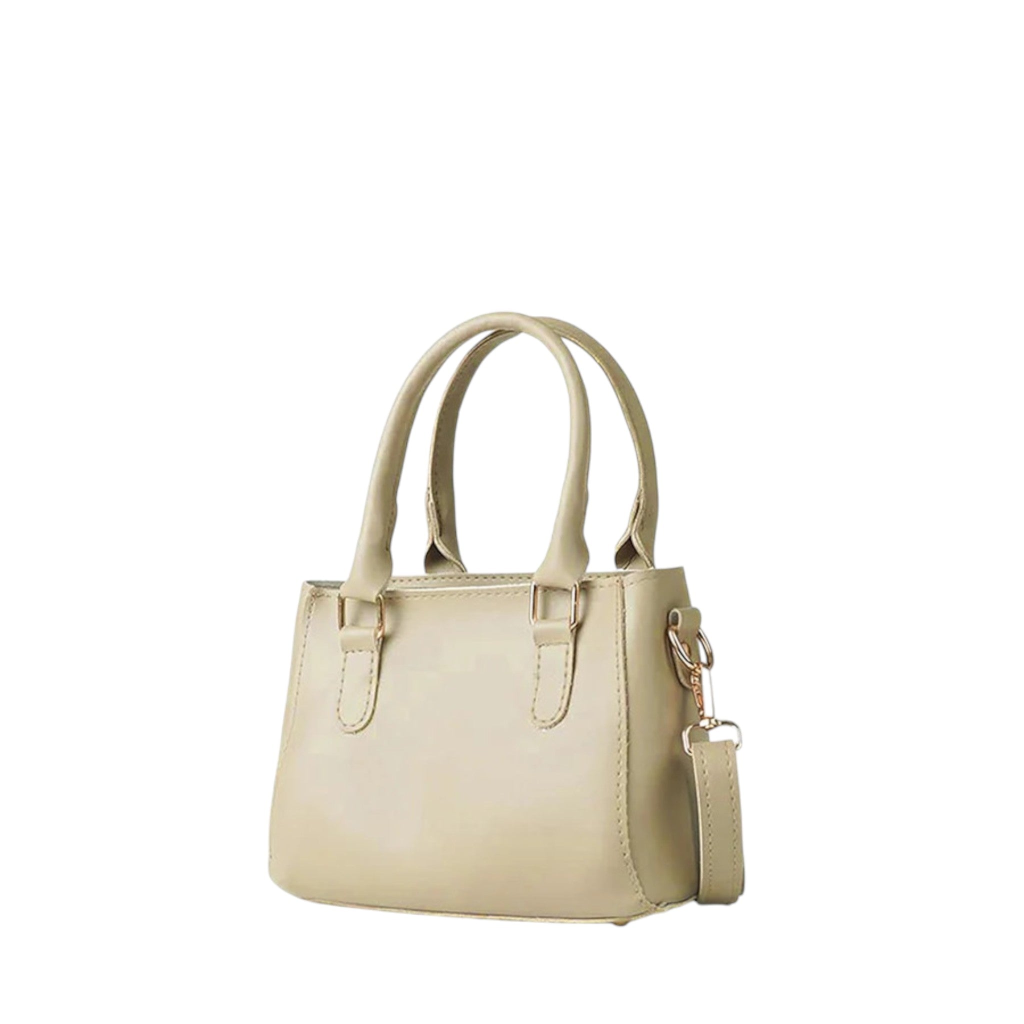 Luxe Crush Faux Leather Coco Beige Handbag