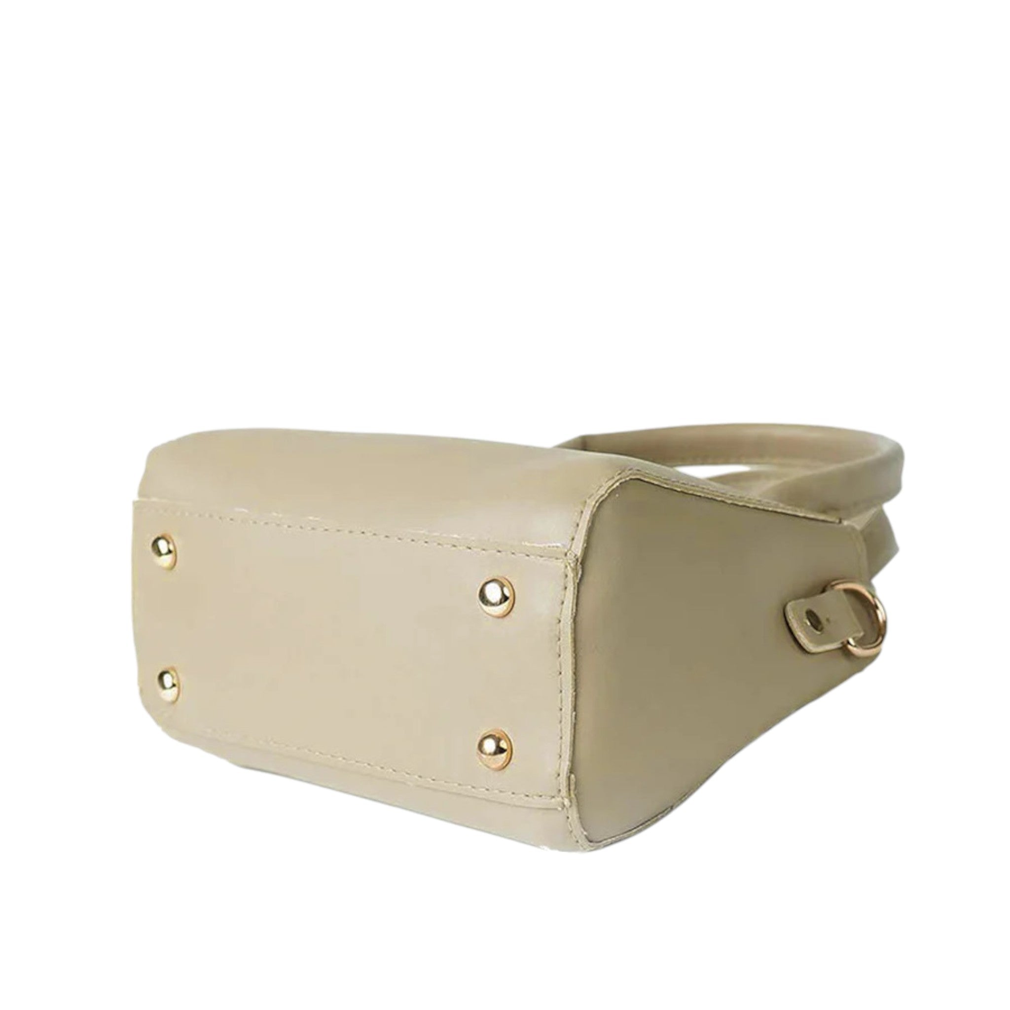 Luxe Crush Faux Leather Coco Beige Handbag