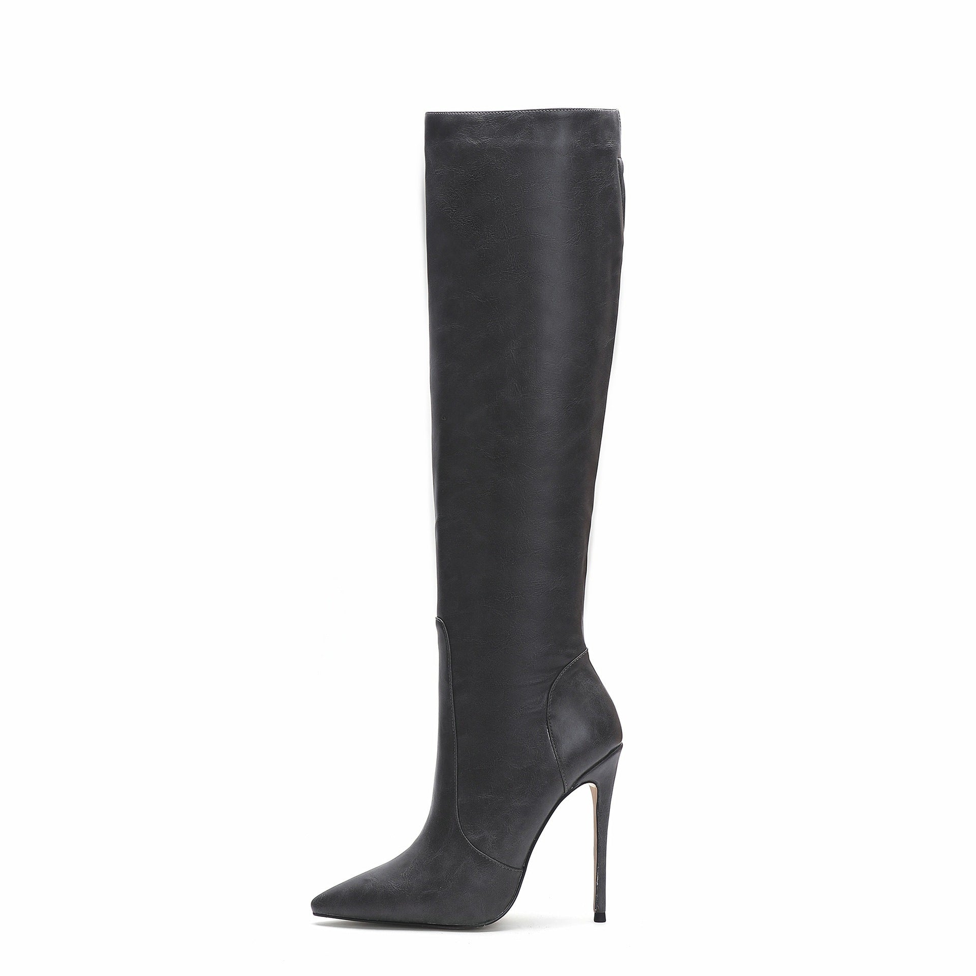 Luxe Crush New Small Wide High Stiletto Heel Fashion Boots