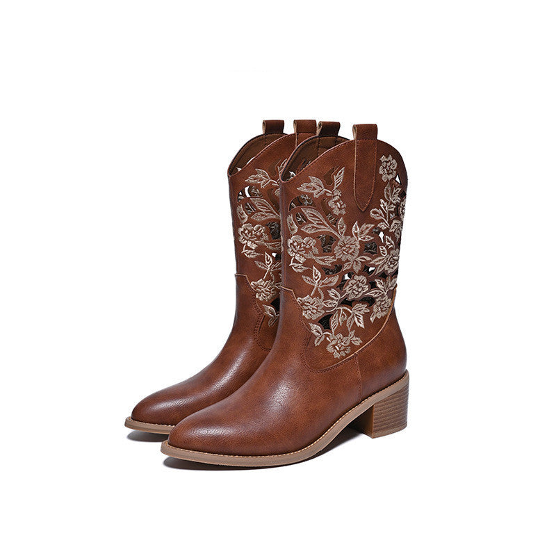 Luxe Crush Women's Ankle Boots For Xinjiang Grassland