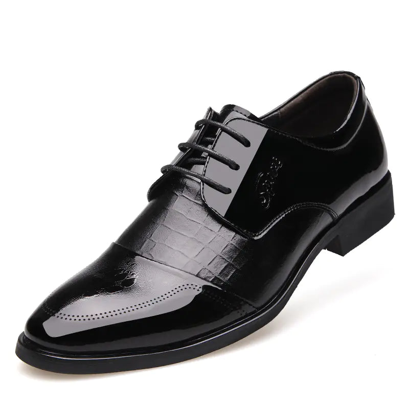 2025 Spring New Men's Leather Dress Shoes